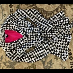 Houndstooth Pea Coat